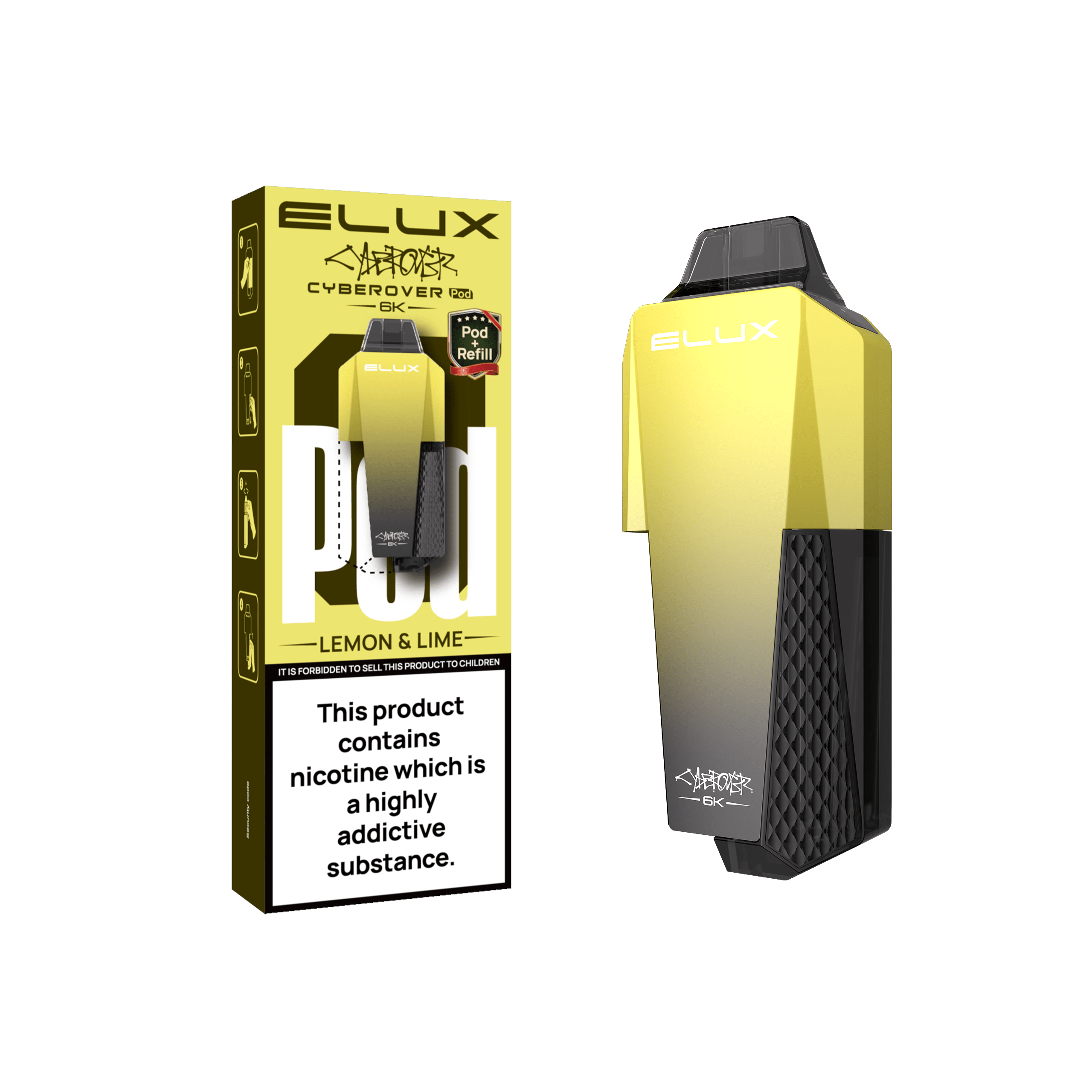 Elux Cyberover 6K Prefilled Pods