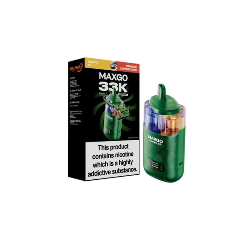 Relx Maxgo Combo 33K Puffs Prefilled Pod Vape Kit