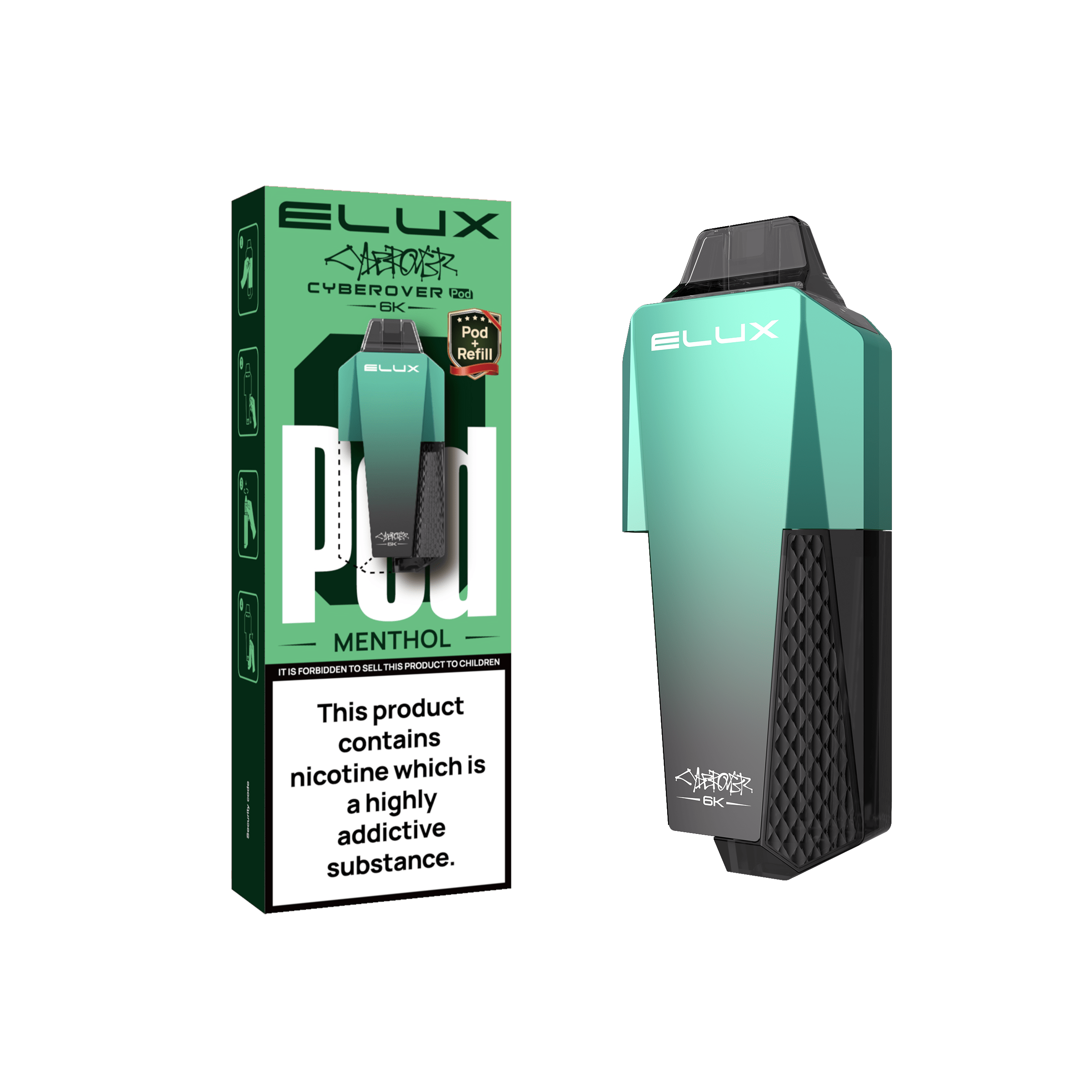 Elux Cyberover 6K Prefilled Pods