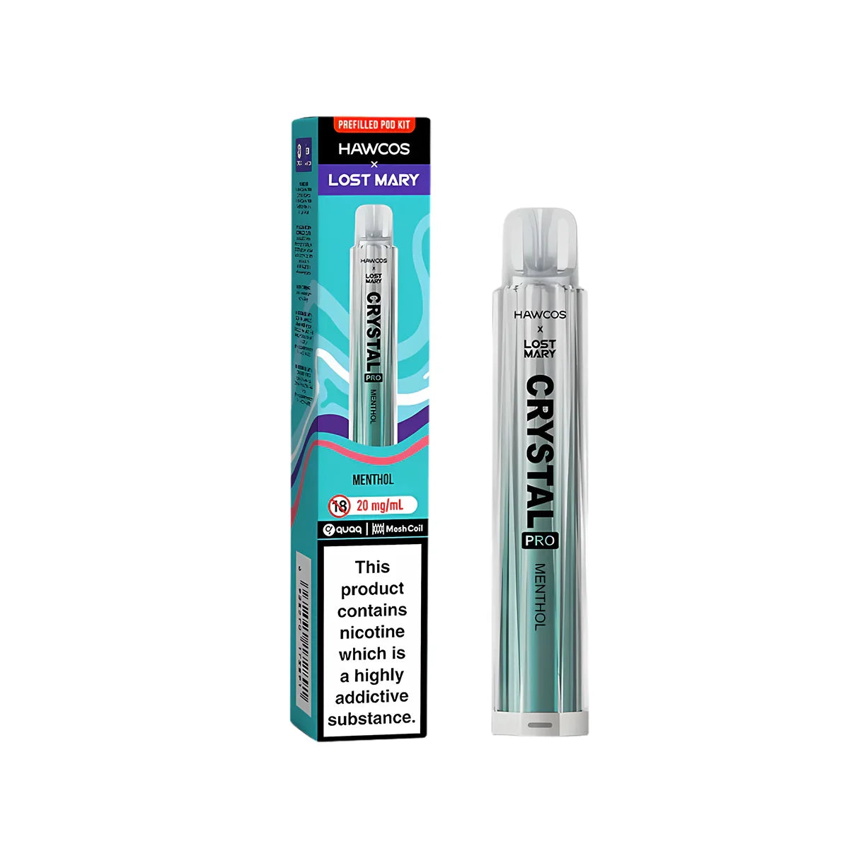 Hawcos x Lost Mary Crystal Pro Prefilled Pod Kit