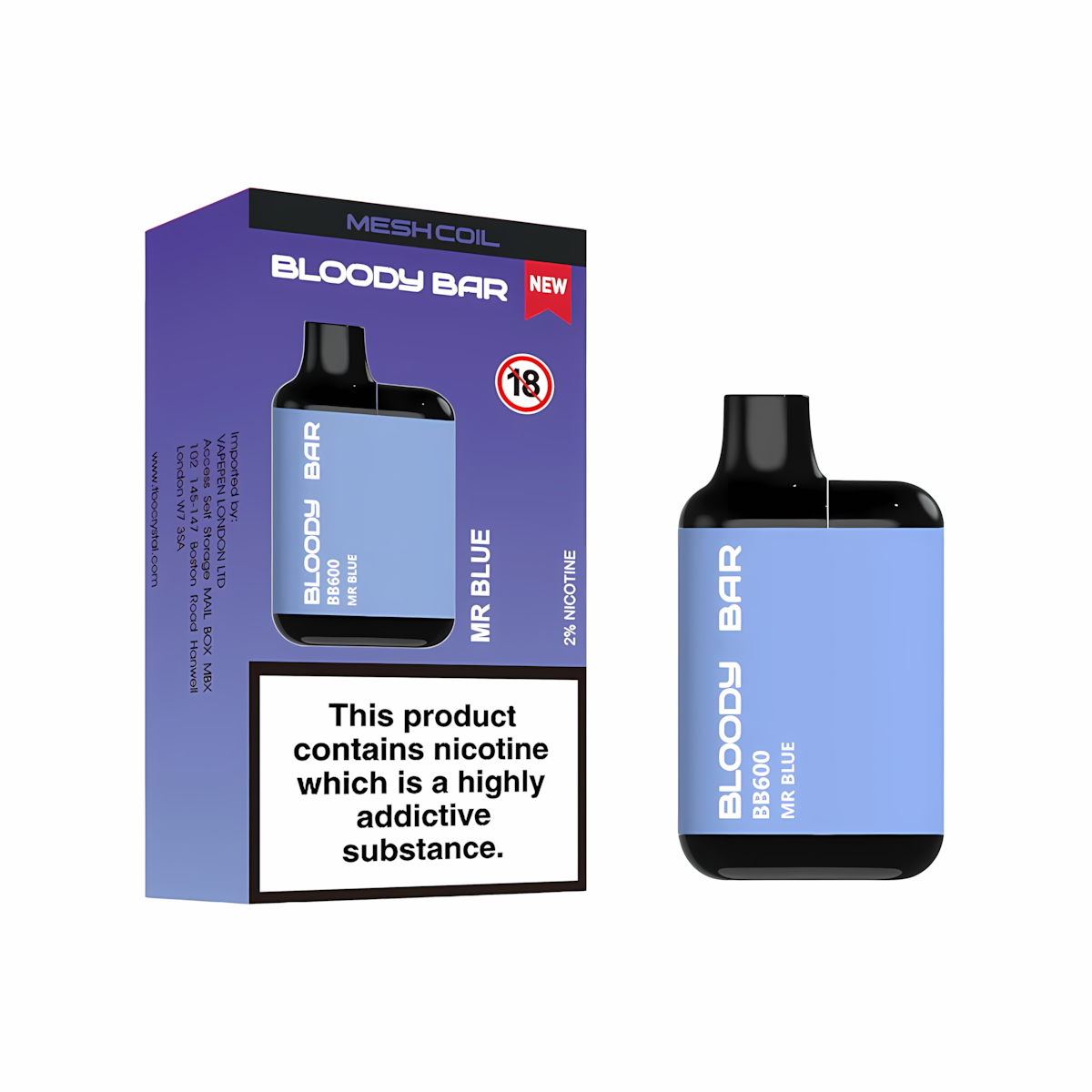 Bloody Bar BB600 Prefilled Pod Kit