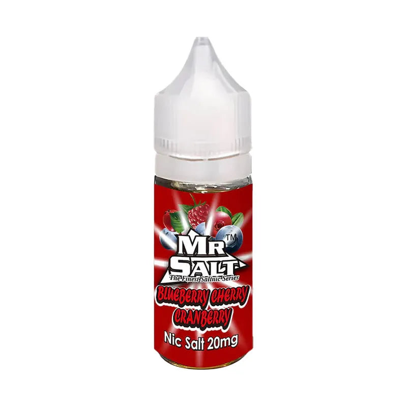 Mr Salt Blueberry Cherry Cranberry Nic Salt - 10 Pack