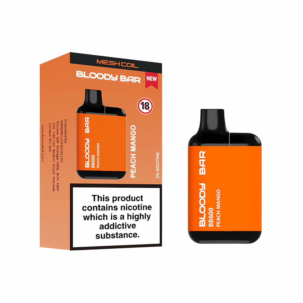 Bloody Bar BB600 Prefilled Pod Kit