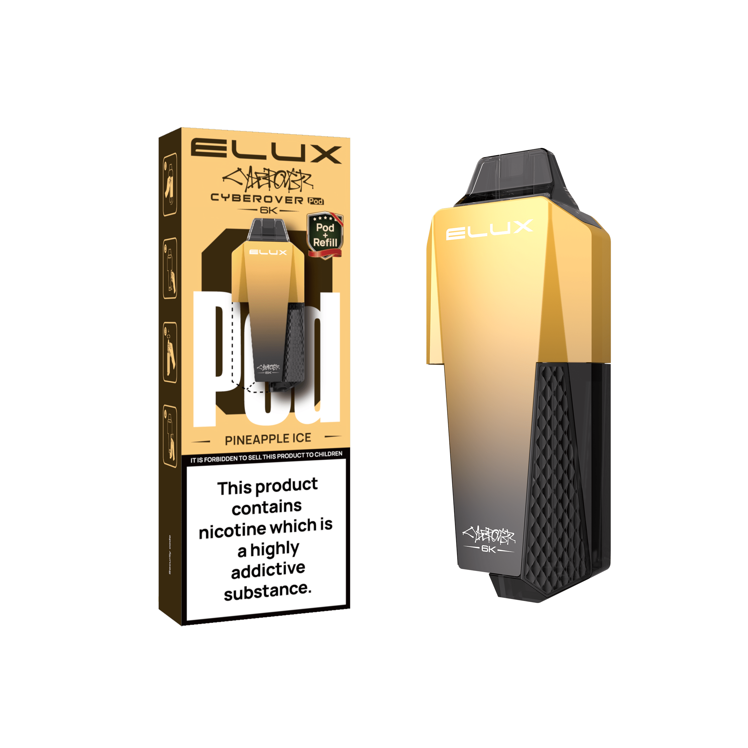 Elux Cyberover 6K Prefilled Pods
