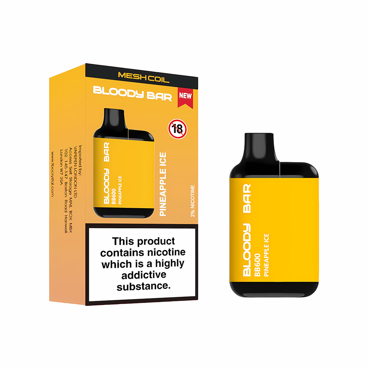Bloody Bar BB600 Prefilled Pod Kit