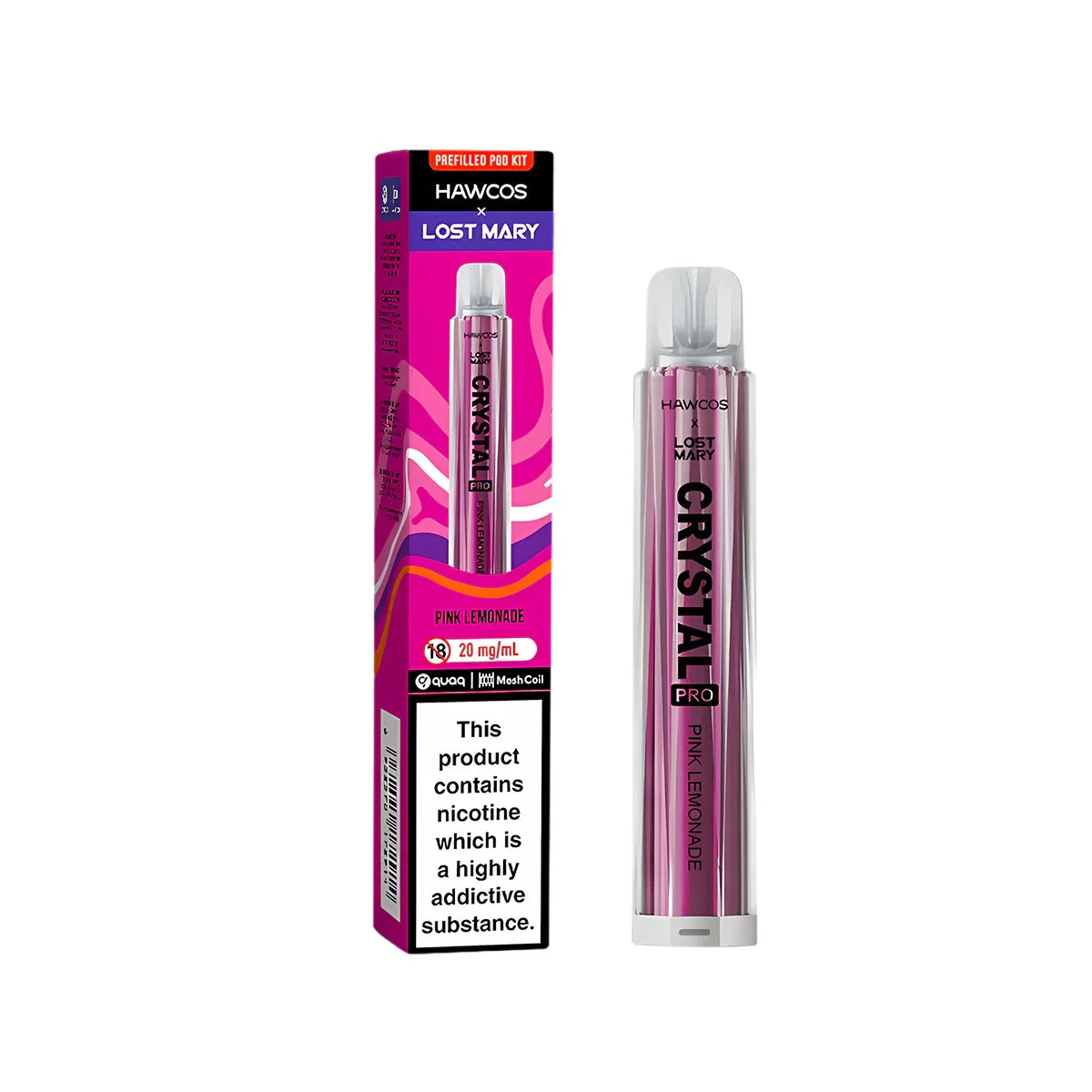 Hawcos x Lost Mary Crystal Pro Prefilled Pod Kit