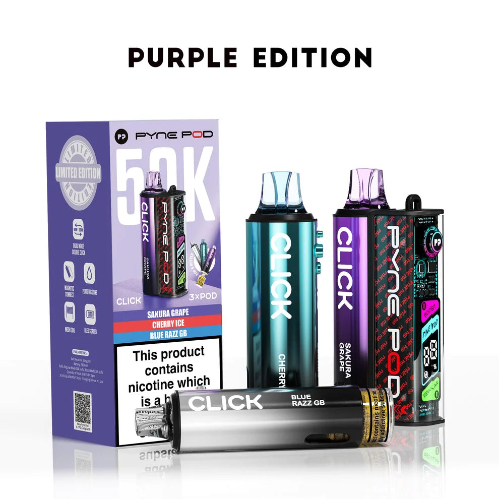 Pyne Pod Click 50K Puffs Prefilled Pod Kit