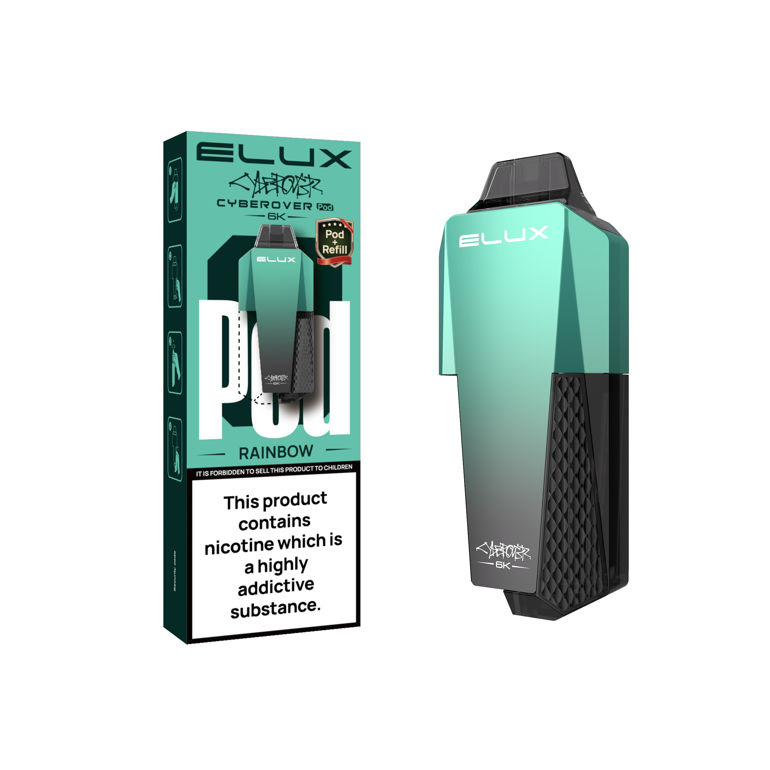 Elux Cyberover 6K Prefilled Pods