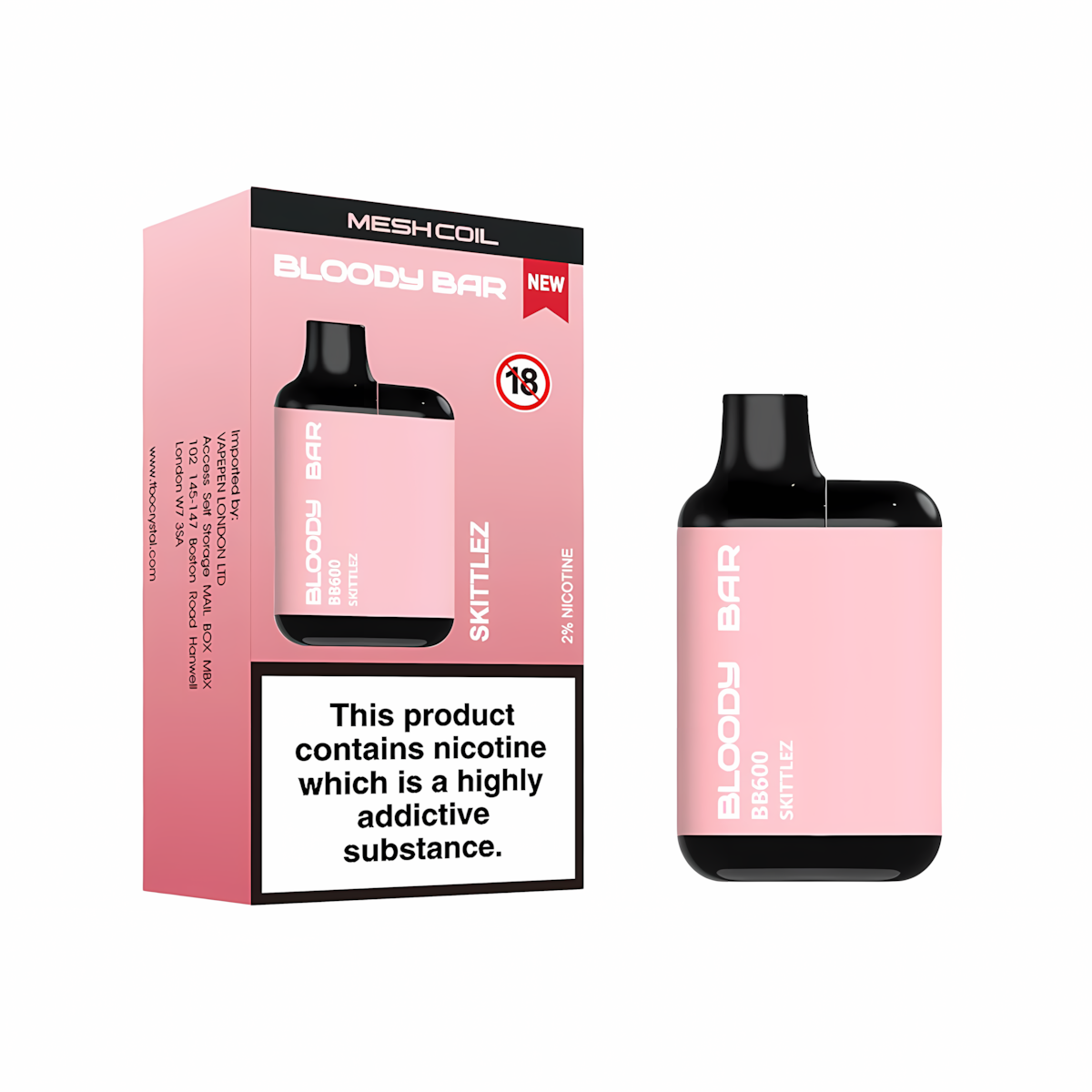 Bloody Bar BB600 Prefilled Pod Kit