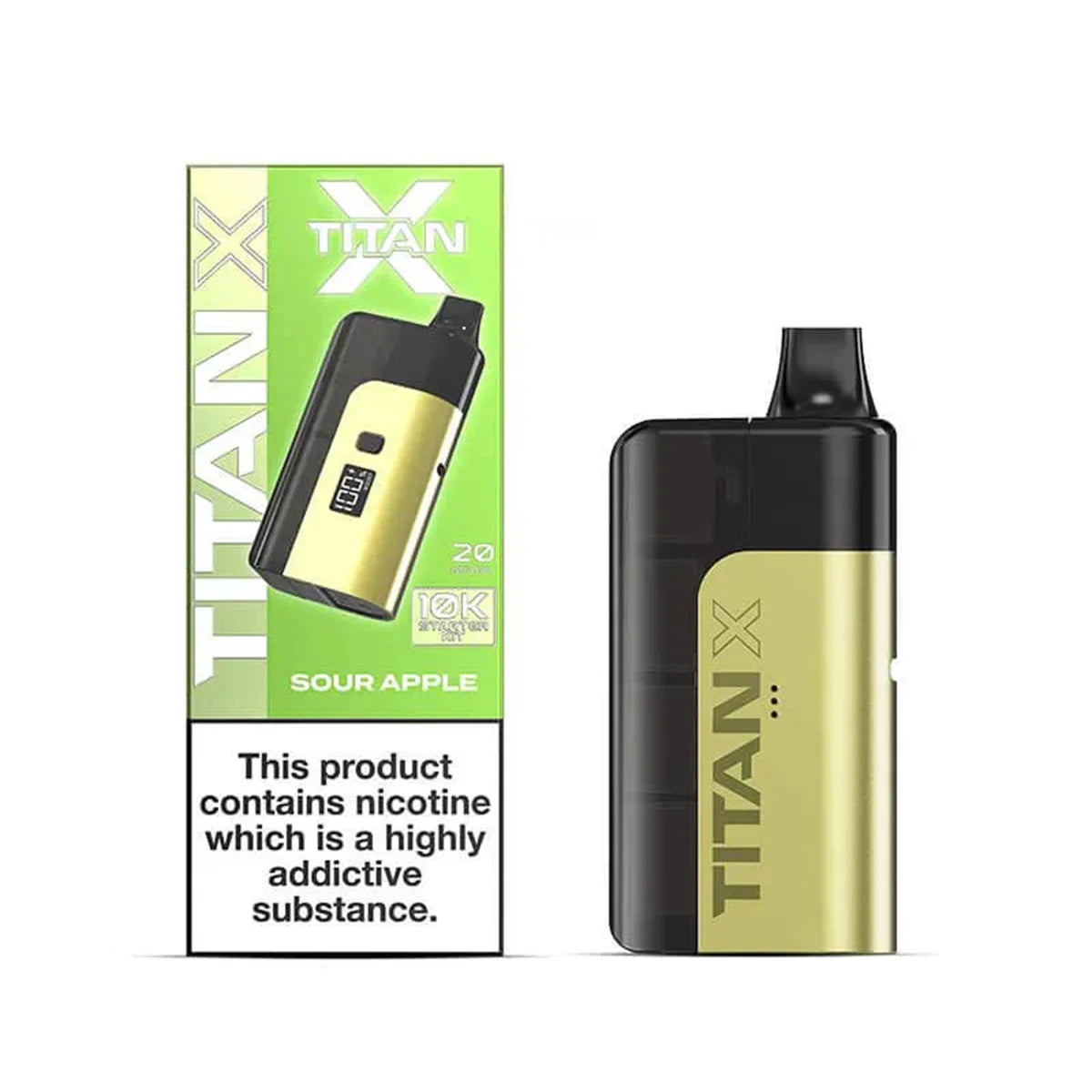 Titan X 10000 Puffs Prefilled Pod Vape Kit