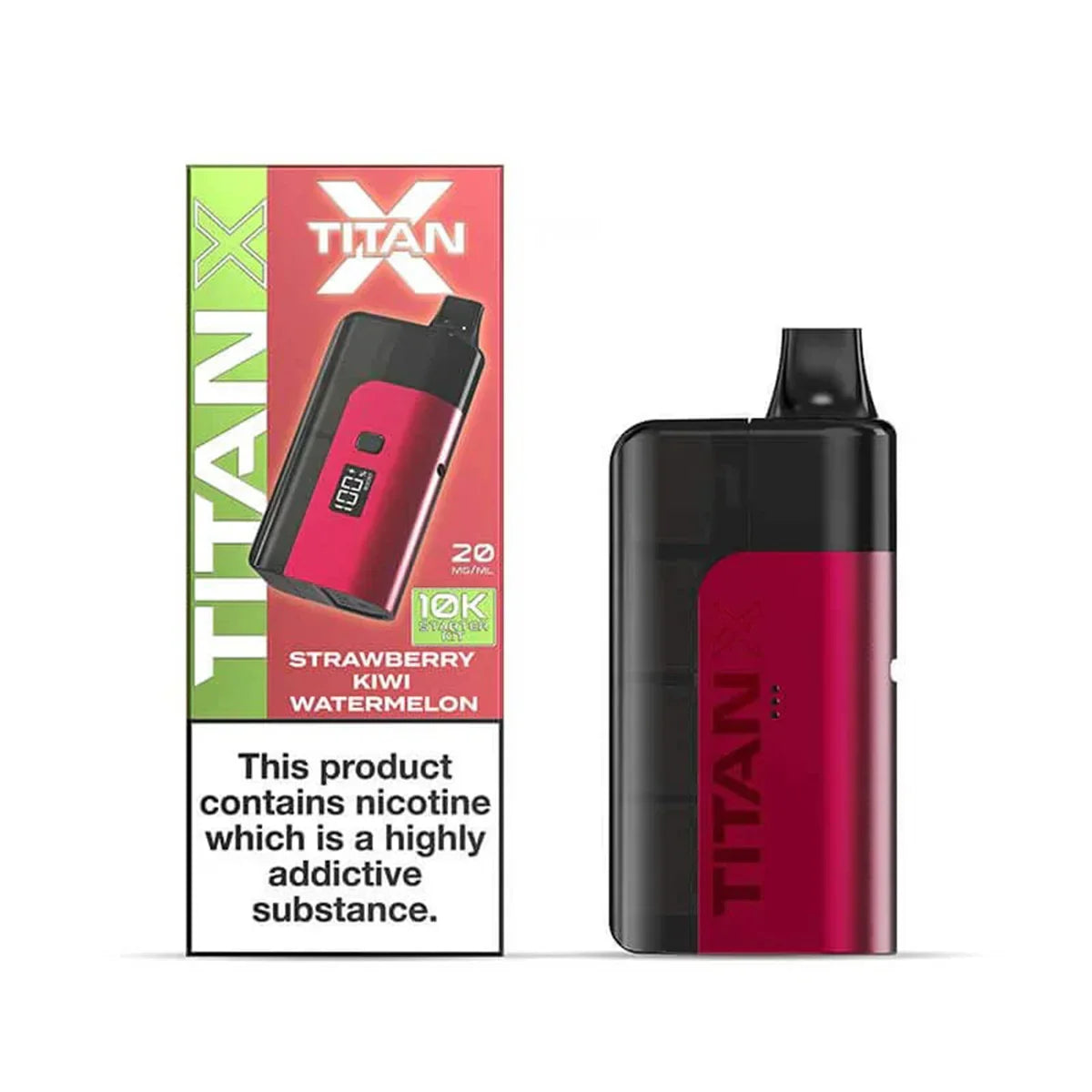 Titan X 10000 Puffs Prefilled Pod Vape Kit