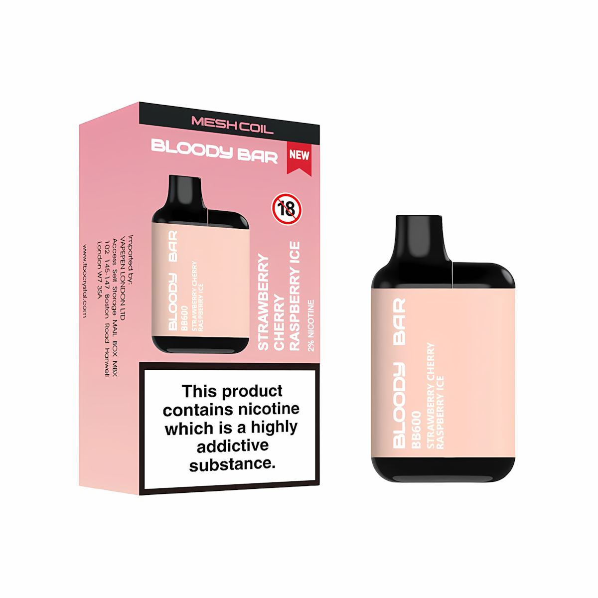 Bloody Bar BB600 Prefilled Pod Kit