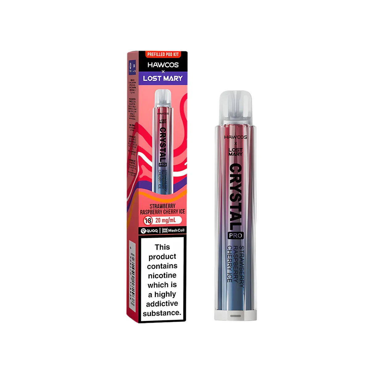 Hawcos x Lost Mary Crystal Pro Prefilled Pod Kit