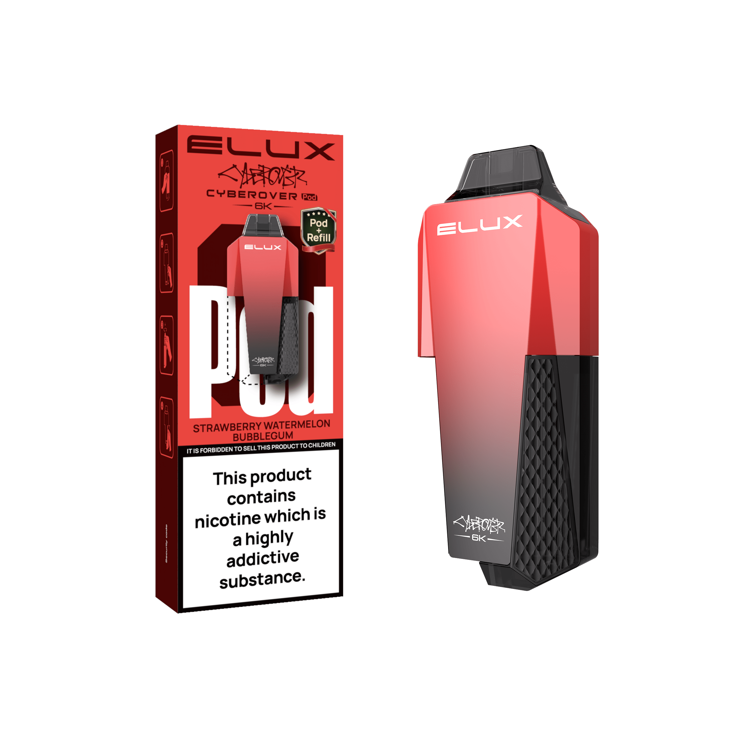 Elux Cyberover 6K Prefilled Pods