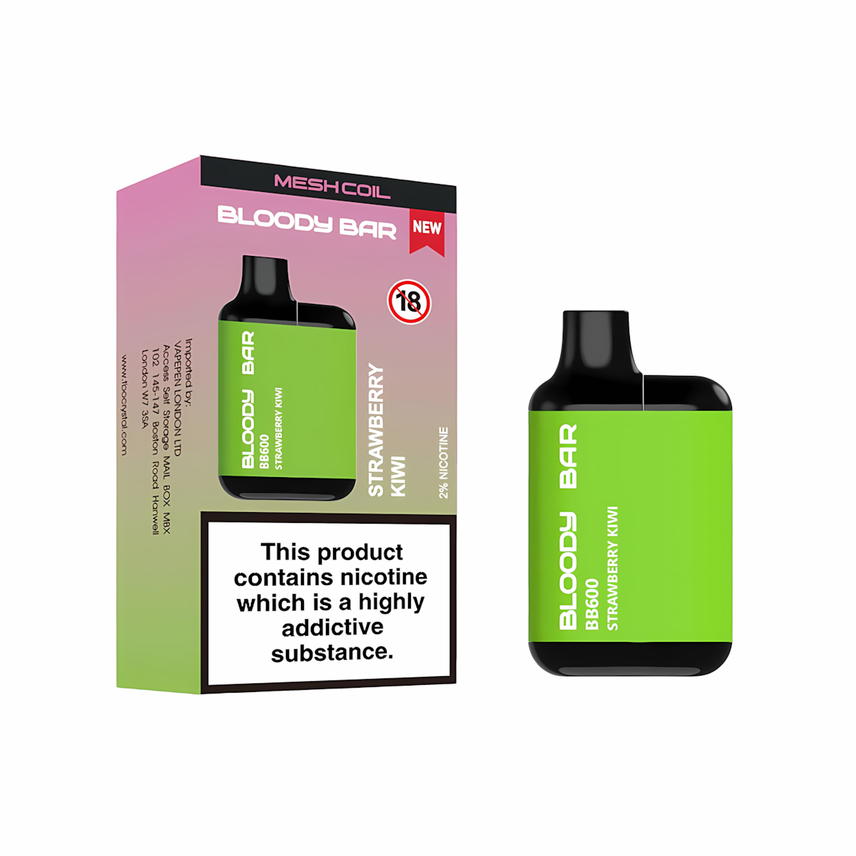 Bloody Bar BB600 Prefilled Pod Kit