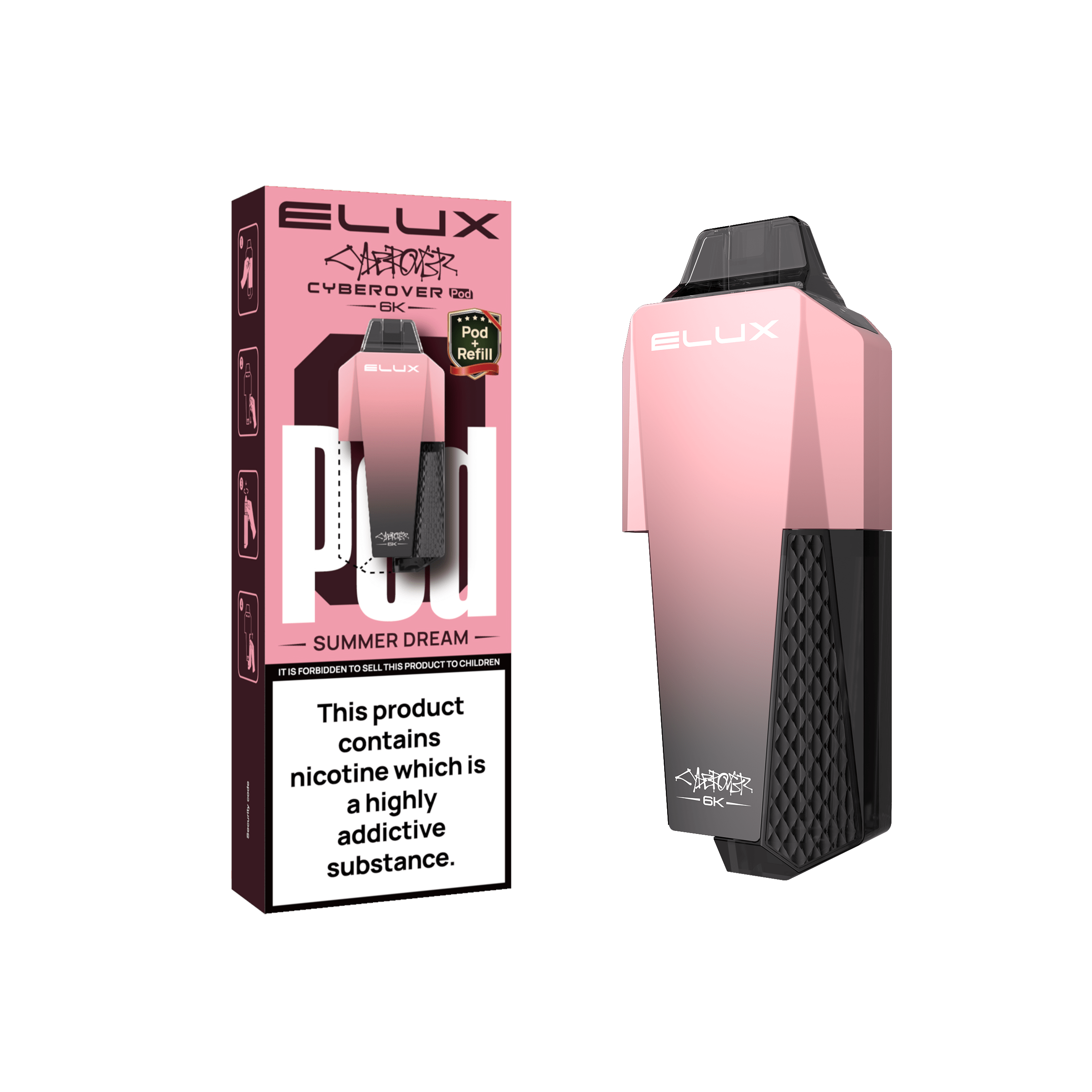 Elux Cyberover 6K Prefilled Pods