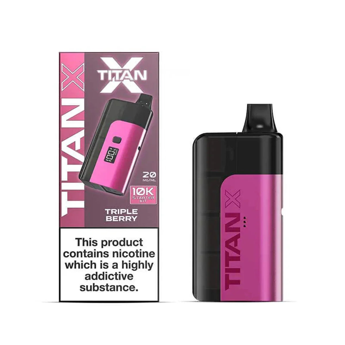 Titan X 10000 Puffs Prefilled Pod Vape Kit