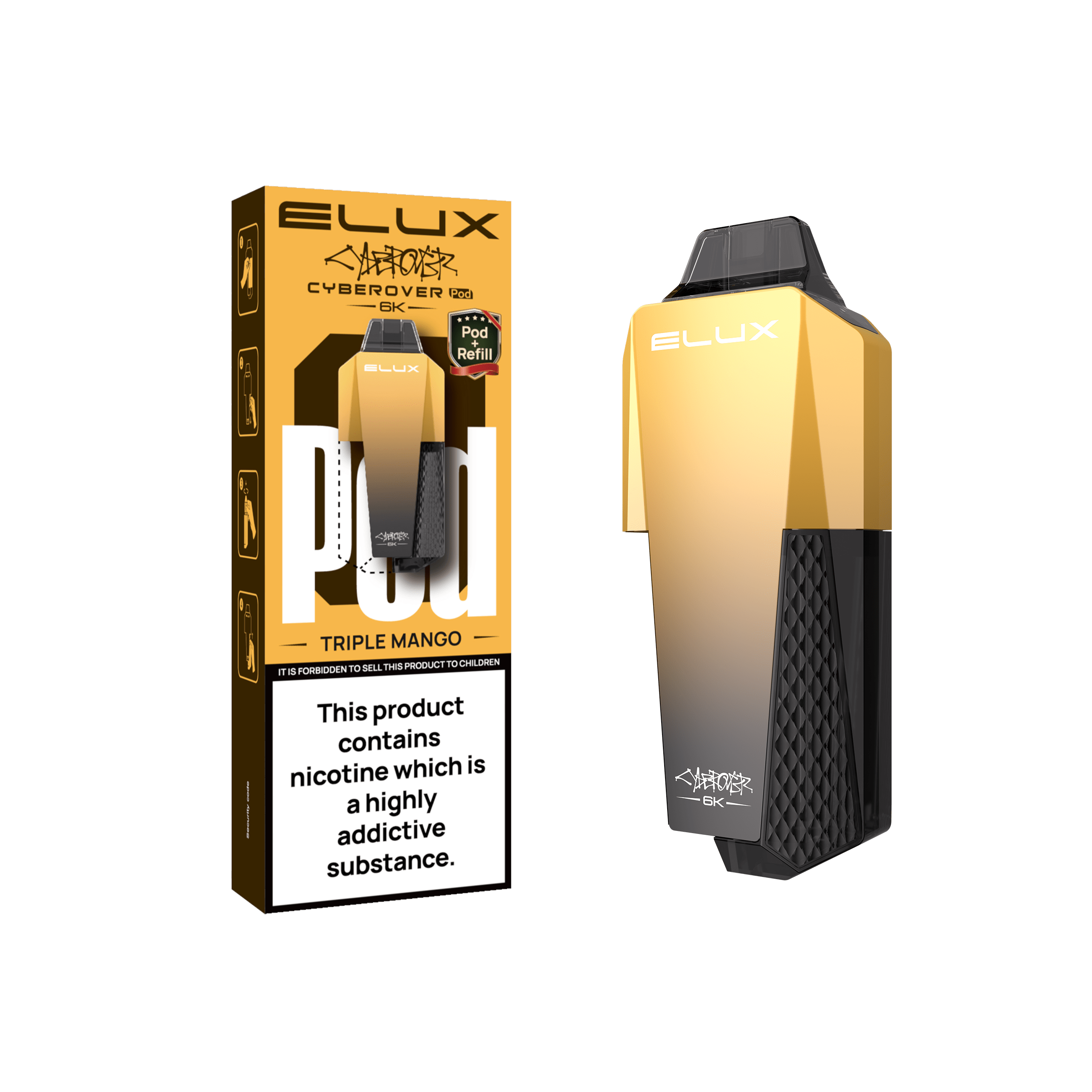 Elux Cyberover 6K Prefilled Pods