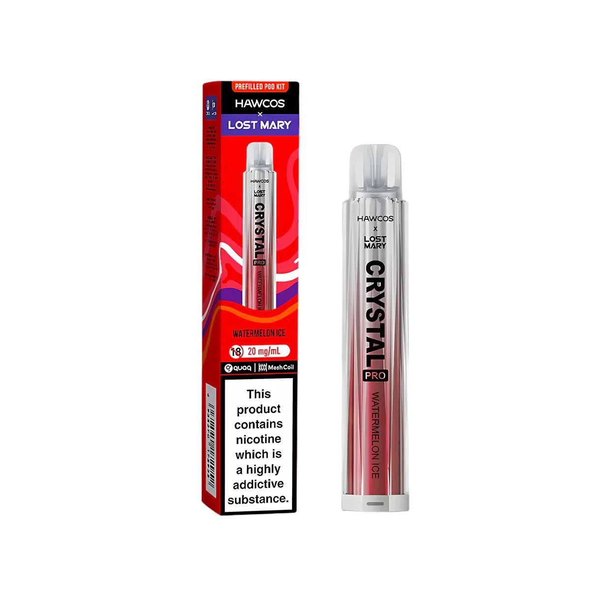 Hawcos x Lost Mary Crystal Pro Prefilled Pod Kit