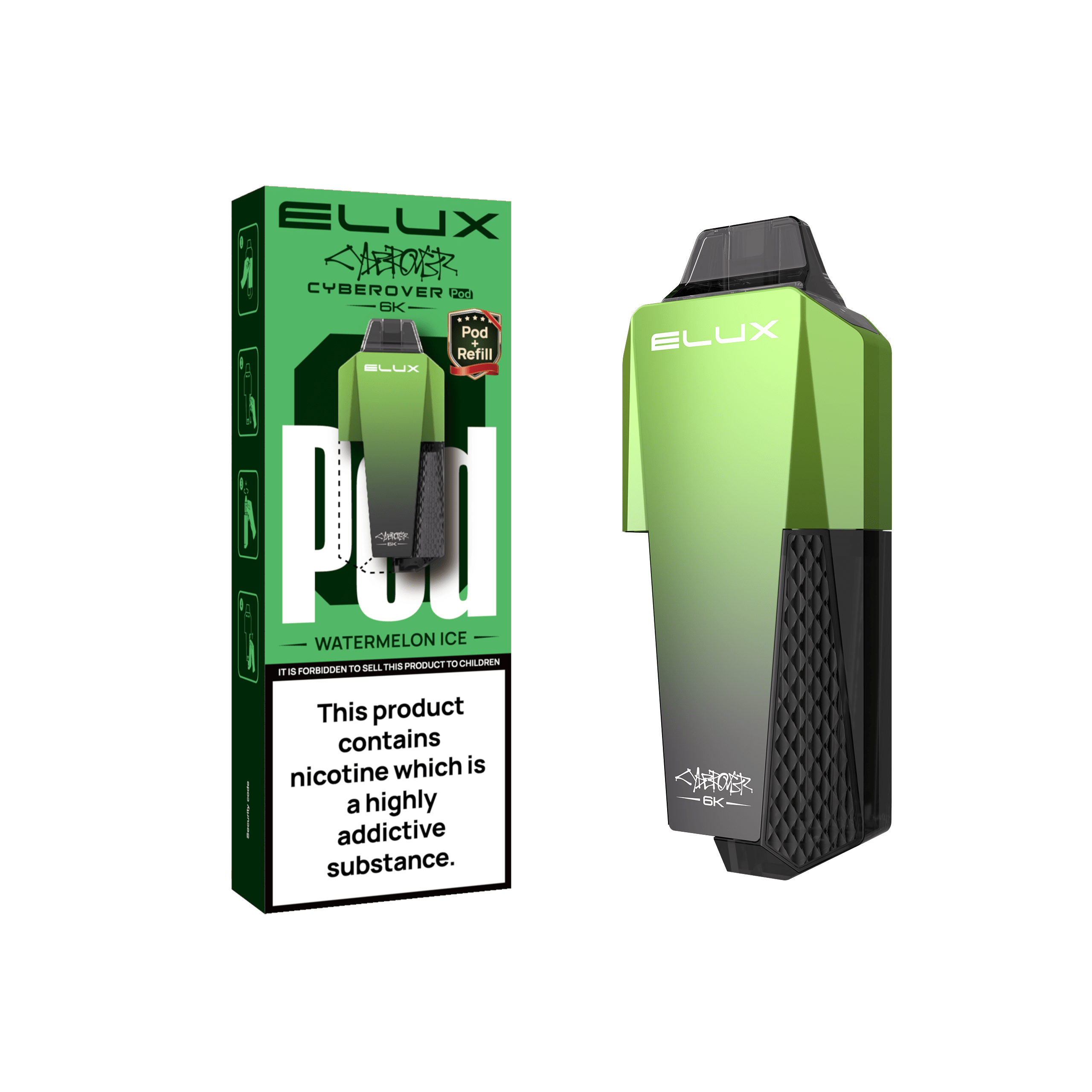 Elux Cyberover 6K Prefilled Pods
