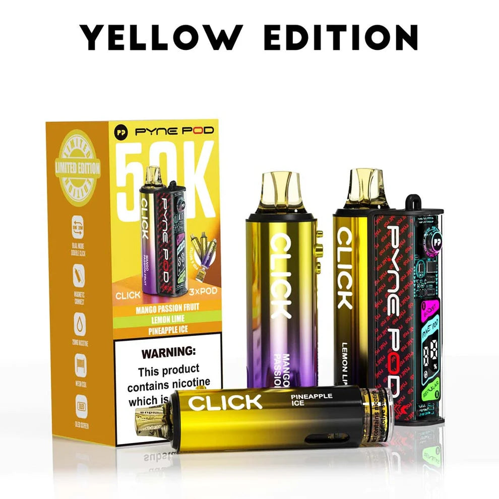Pyne Pod Click 50K Puffs Prefilled Pod Kit