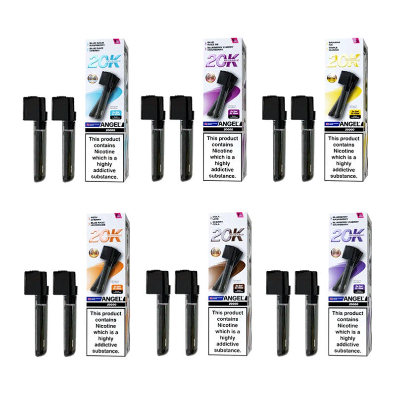 Angel 20K Prefilled Replacement Pods, Multi Edition Colours, Vape Wave UK