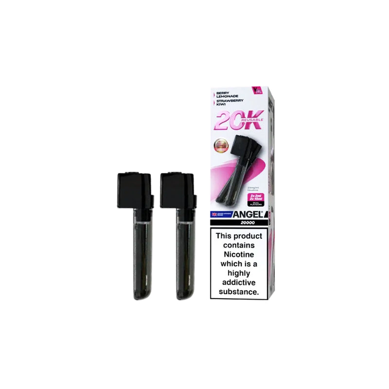 Angel 20K Prefilled Replacement Pods, Pink  Edition Colour, Vape Wave UK