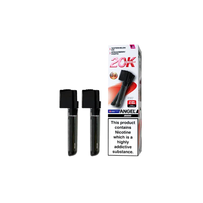 Angel 20K Prefilled Replacement Pods, Red Edition Colour, Vape Wave UK