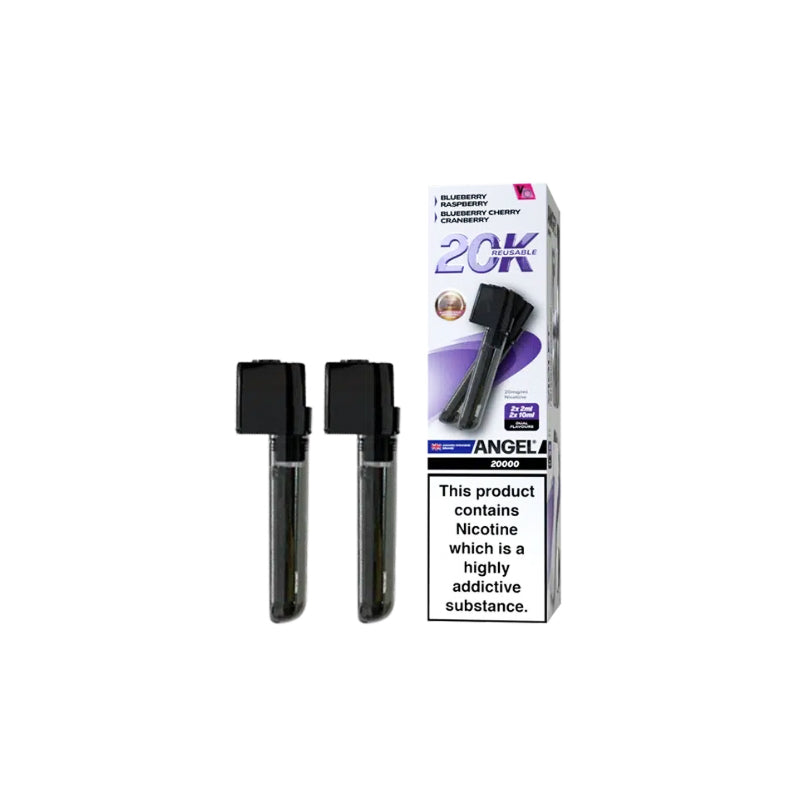 Angel 20K Prefilled Replacement Pods, Violet  Edition Colour, Vape Wave UK