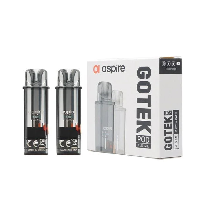 Aspire Gotek Replacement Pods, Pack Of 2, Vape Wave UK