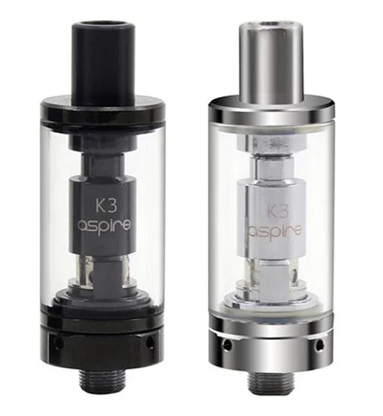 Aspire K3 Vape Tank, Black and Silver Colours, Vape Wave UK