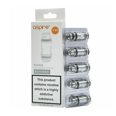 Aspire PockeX Replacement Coils , Pack of 5, Vape Wave UK