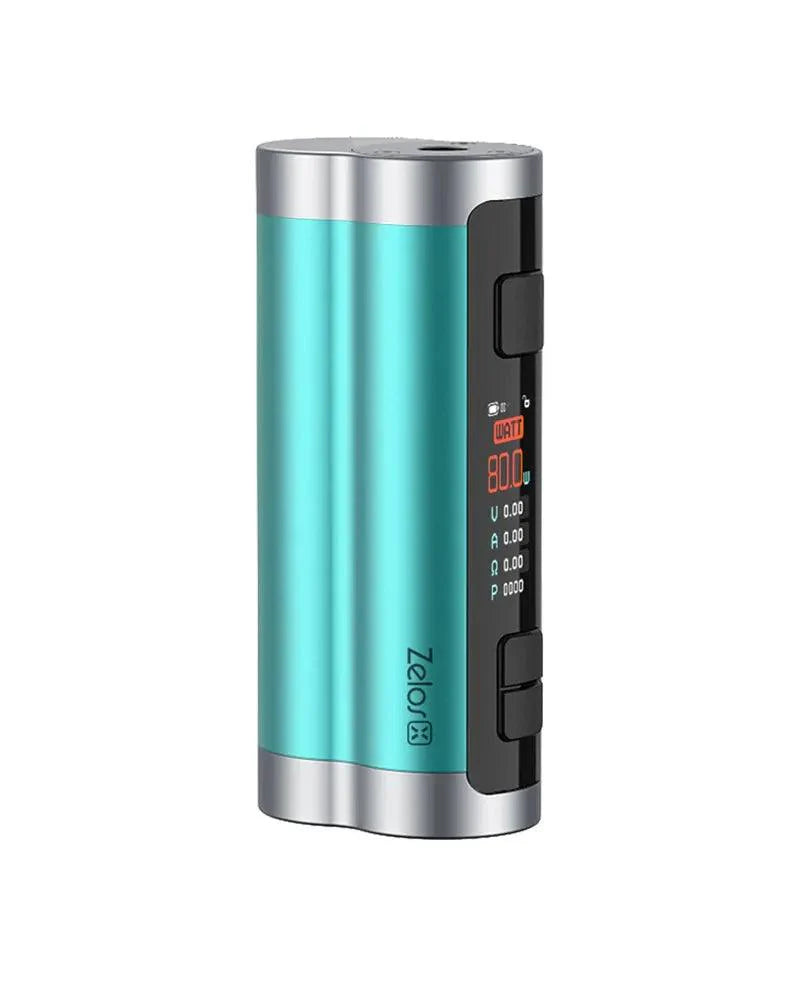 Aspire Zelos X Box Mod  80W, Aqua Blue  Colour, Vape Wave UK