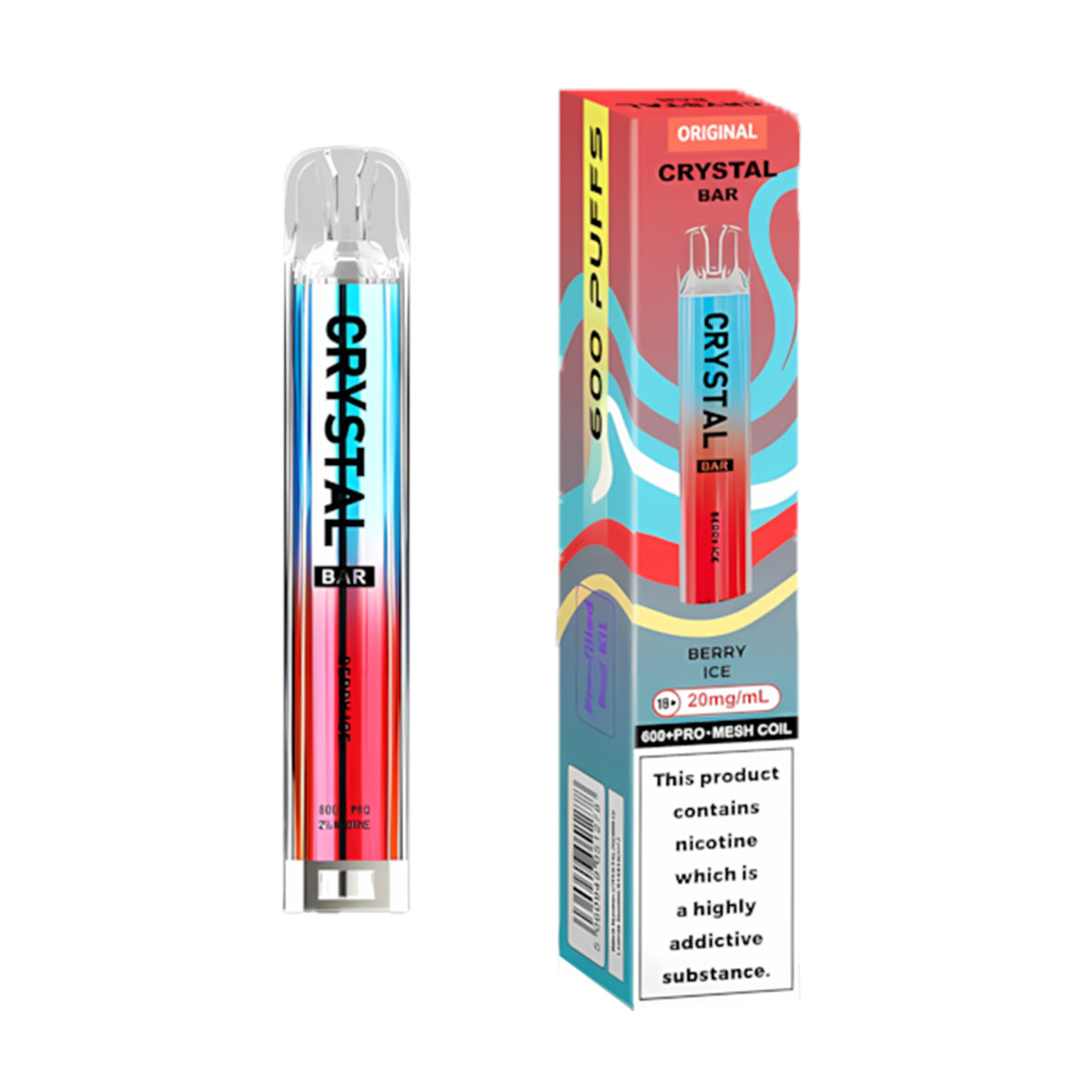 Crystal Bar Original 600 Pod Kit