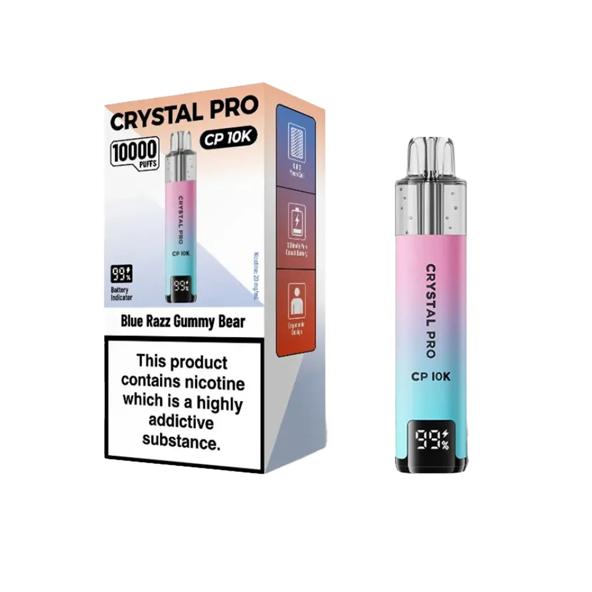 Crystal Pro CP 10K Prefilled Pod Vape Kit