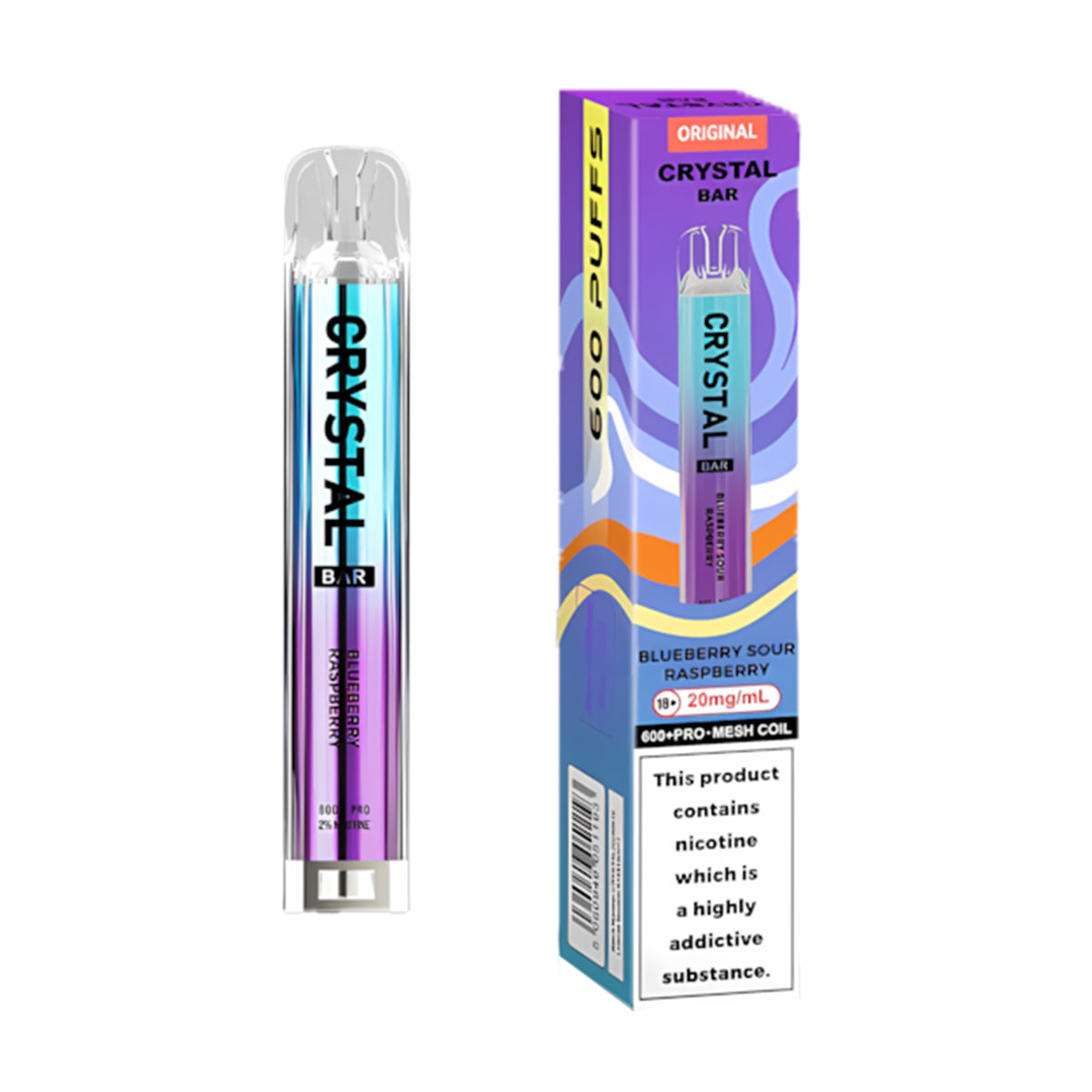 Crystal Bar Original 600 Pod Kit