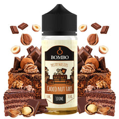 Bombo Choco Nut Tart 100ml E Liquid Shortfill, Vape Wave UK