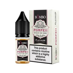 Bombo Platinum Tobacco Pompeii Nic Salt,  Pack Of 10, Vape Wave UK