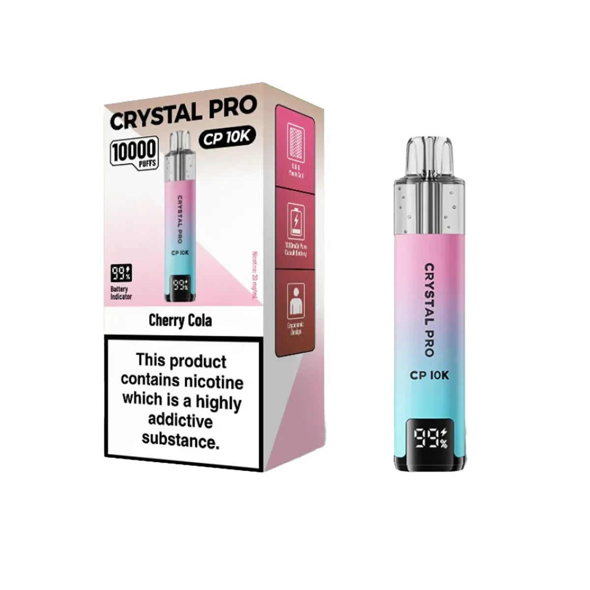 Crystal Pro CP 10K Prefilled Pod Vape Kit