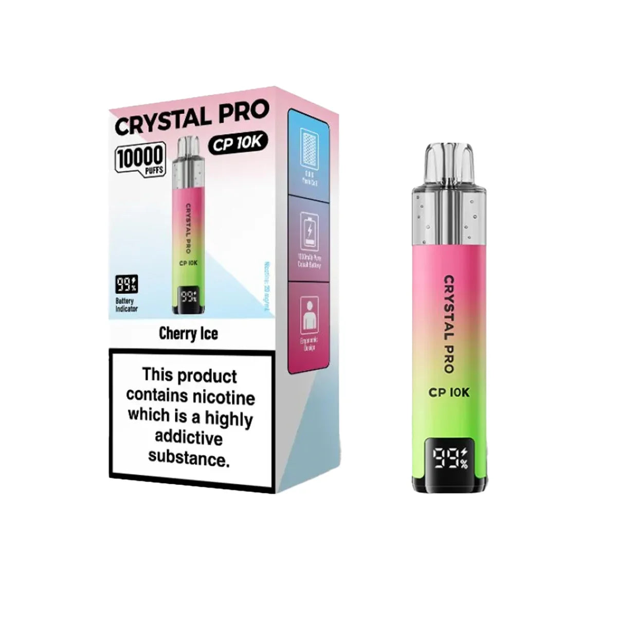 Crystal Pro CP 10K Prefilled Pod Vape Kit
