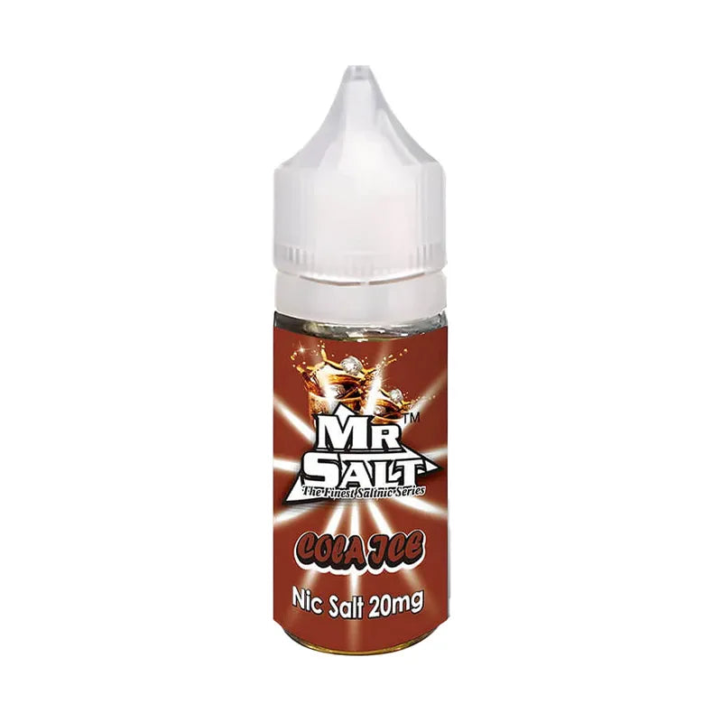 10 ML Nicotine Salt E Liquid by Mr  Salt, Cola Ice Flavour, Vape Wave UK
