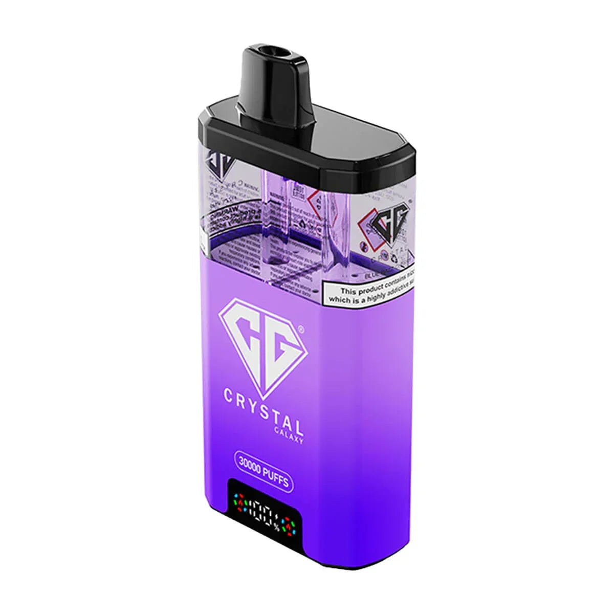 Crystal Galaxy Focus 2 30K Prefilled Pod Kit, Blue Razz Cherry Blue Razz Lemonade  Flavour, Vape Wave UK