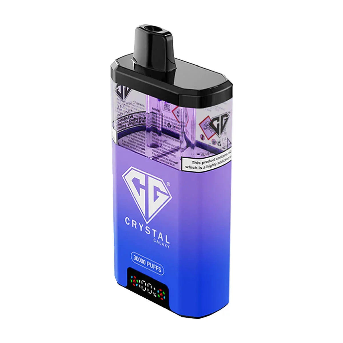 Crystal Galaxy Focus 2 30K Prefilled Pod Kit, Blueberry Raspberry, Blue Sour Raspberry  Flavour, Vape Wave UK