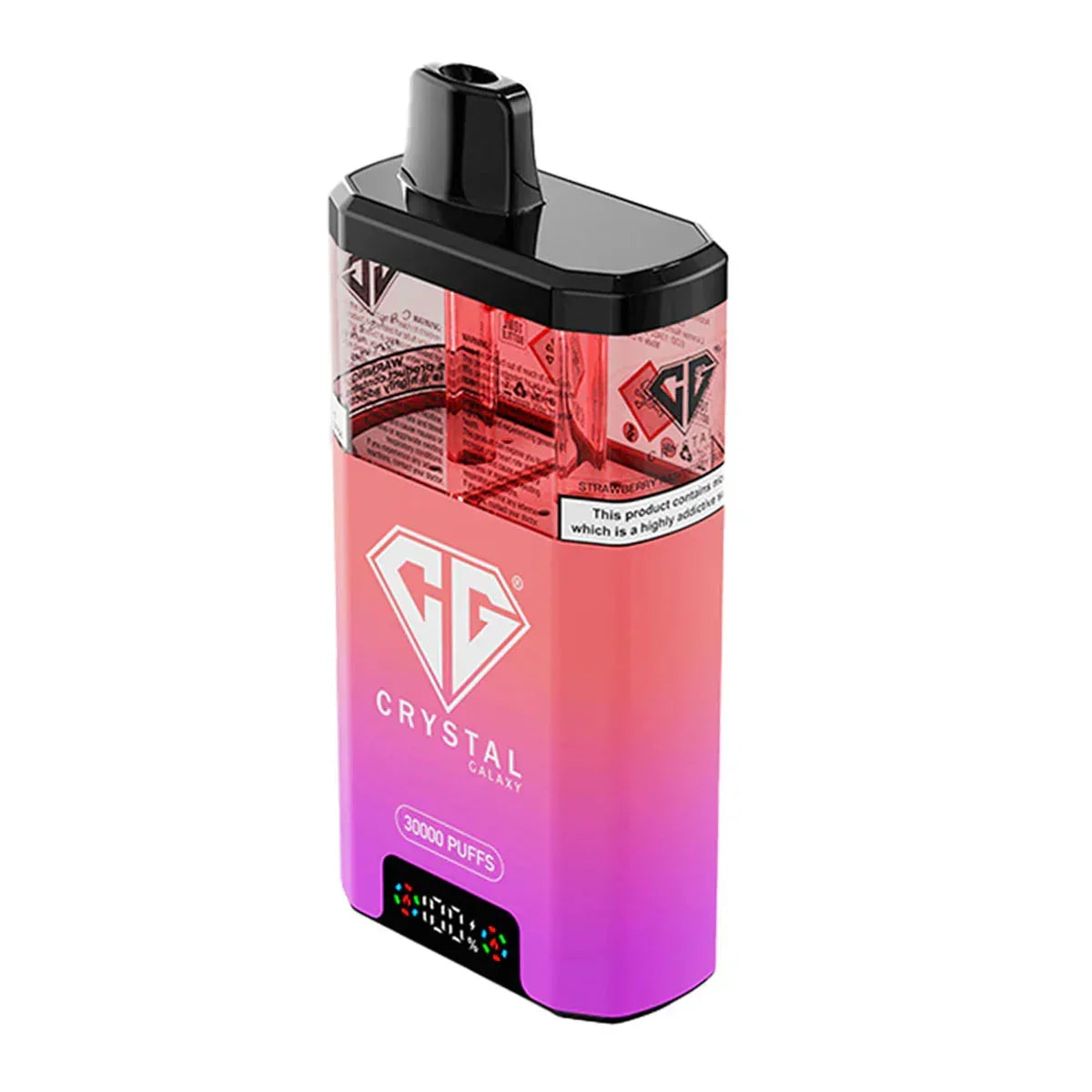 Crystal Galaxy Focus 2 30K Prefilled Pod Kit, Strawberry Watermelon Bubble Flavour, Vape Wave UK