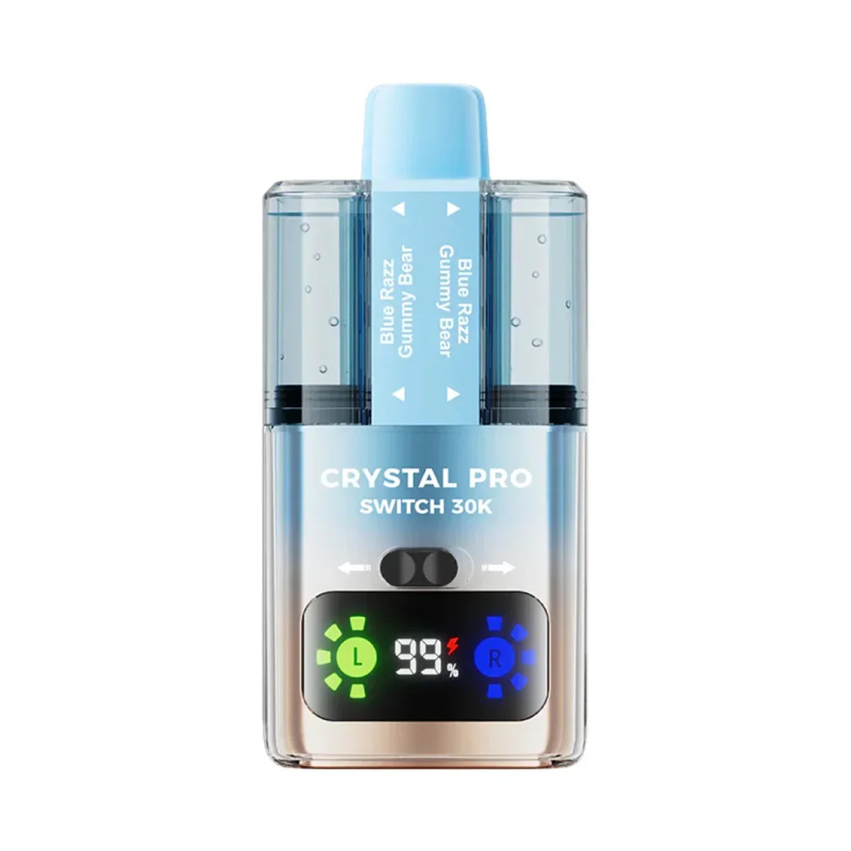 Crystal Pro Switch 30K Prefilled Pod Kit, Blue Razz Gummy Bear Flavour, Vape Wave UK