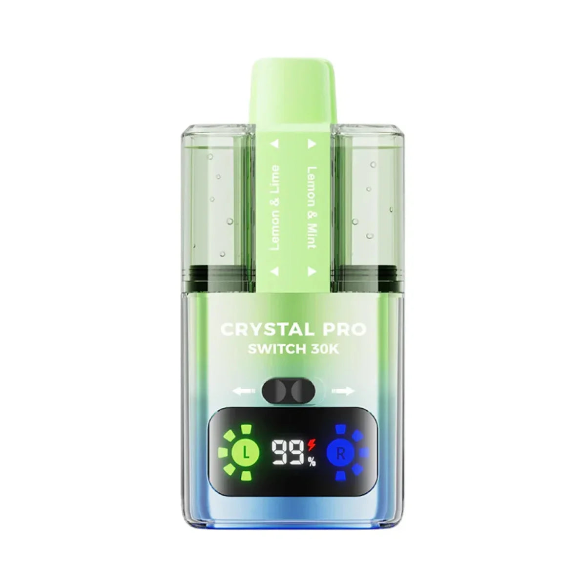 Crystal Pro Switch 30K Prefilled Pod Kit, Lemon And Lime  , Lemon And Mint  Flavour, Vape Wave UK