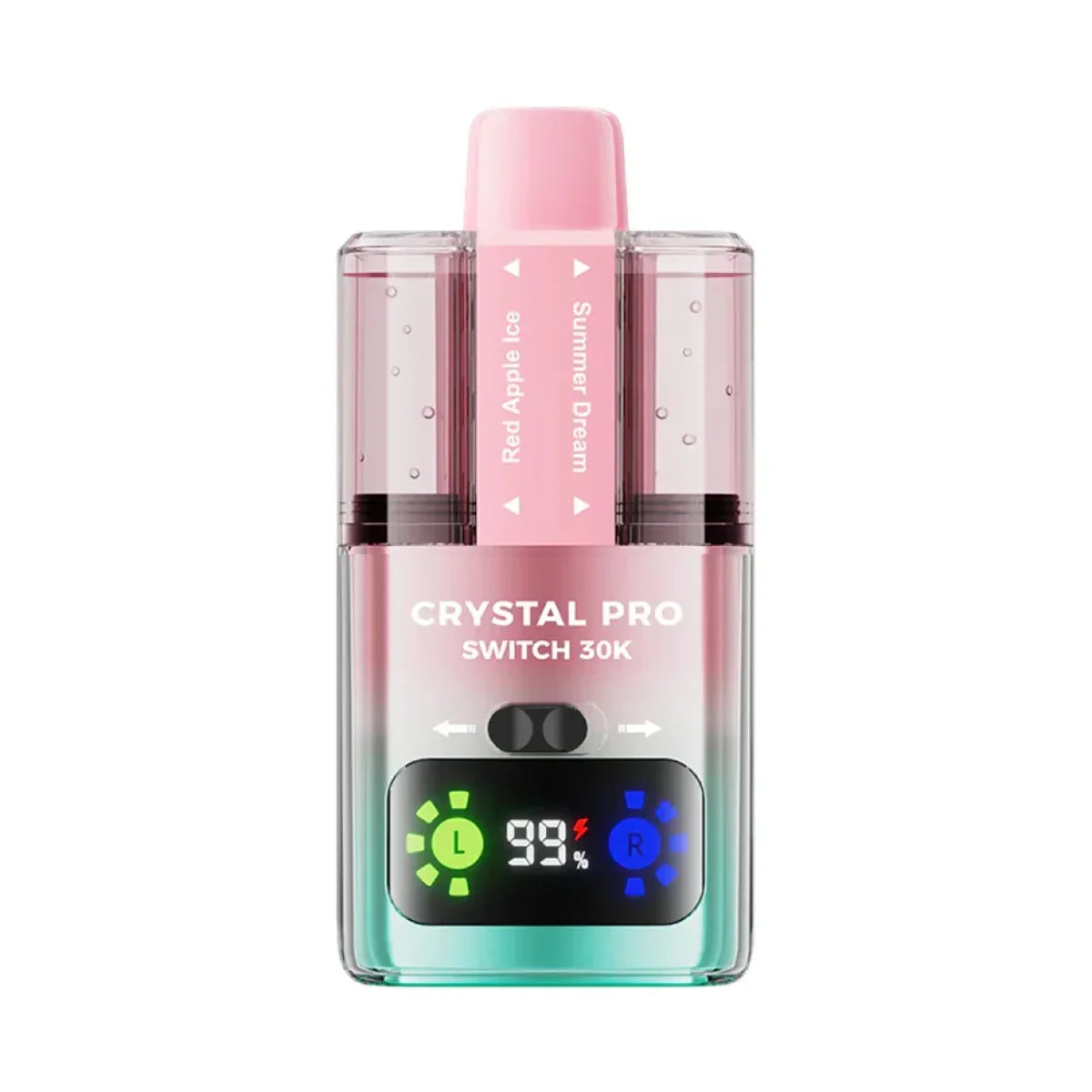 Crystal Pro Switch 30K Prefilled Pod Kit, Red Apple Ice  , Summer Dream  Flavour, Vape Wave UK