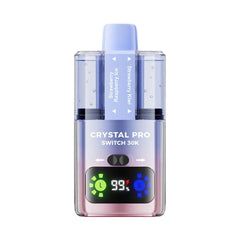 Crystal Pro Switch 30K Prefilled Pod Kit, Strawberry Raspberry , Strawberry Kiwi Flavour, Vape Wave UK