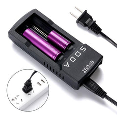 Efest Soda Dual Battery Charger and Plug, Vape Wape UK