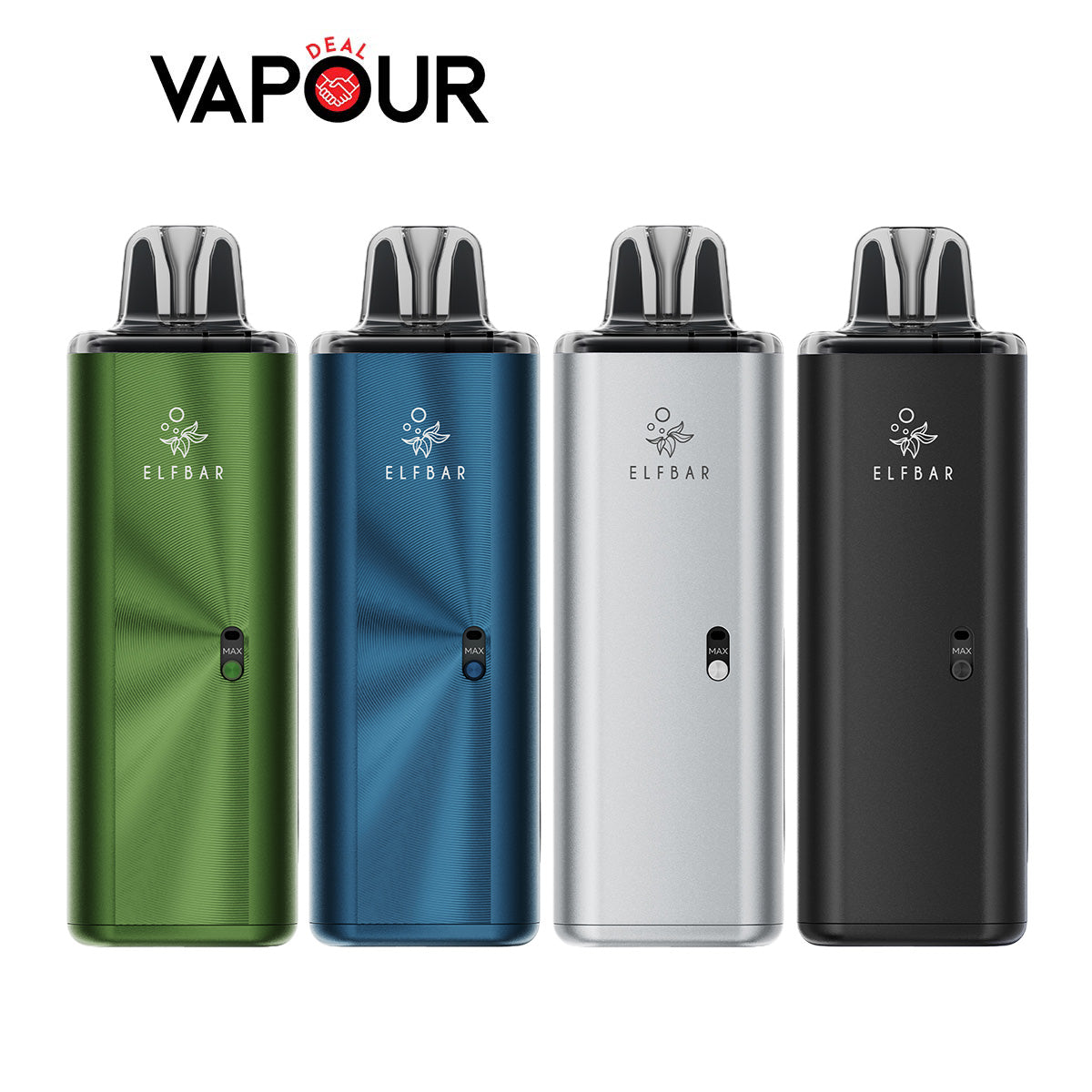 Elf Bar Elfx Mega Vape Kit  2800mah Battery, Green, Navy, Silver And Black Colour, Vape Wave UK
